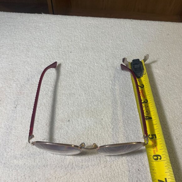 Ralph Ralph Lauren Eyeglasses RA6050 53-17 140 Red Gold Frames With Case - Picture 4 of 10